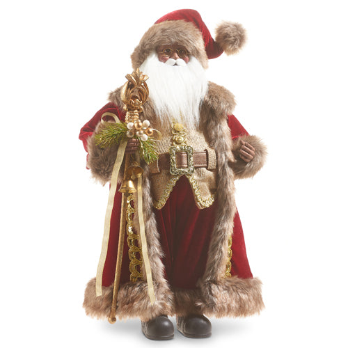 Elegant Santa in Dark Skin Tone – 18"