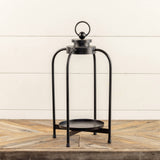 Carmen Lantern – 16.75″ Metal Candle Holder