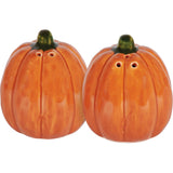 Pumpkin Stoneware Salt & Pepper Shaker Set – Fall Table Décor