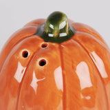 Pumpkin Stoneware Salt & Pepper Shaker Set – Fall Table Décor