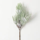 Long Snowy Pine Spray – Winter Greenery by Sullivans Home Decor
