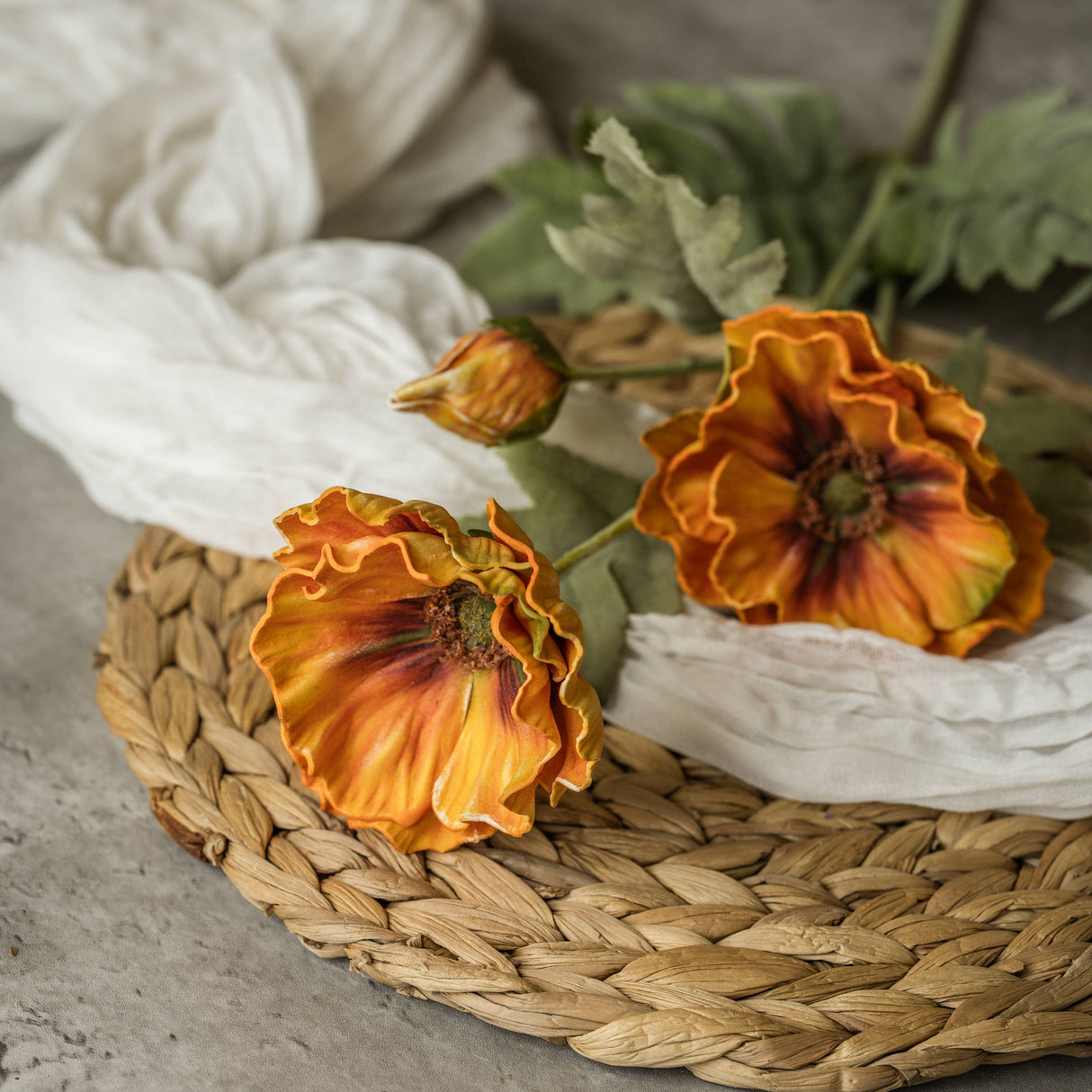 Moody Fall Poppy Stems – Ragon House Autumn Floral Collection