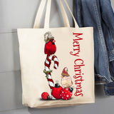 Christmas Cardinal Canvas Tote Bag