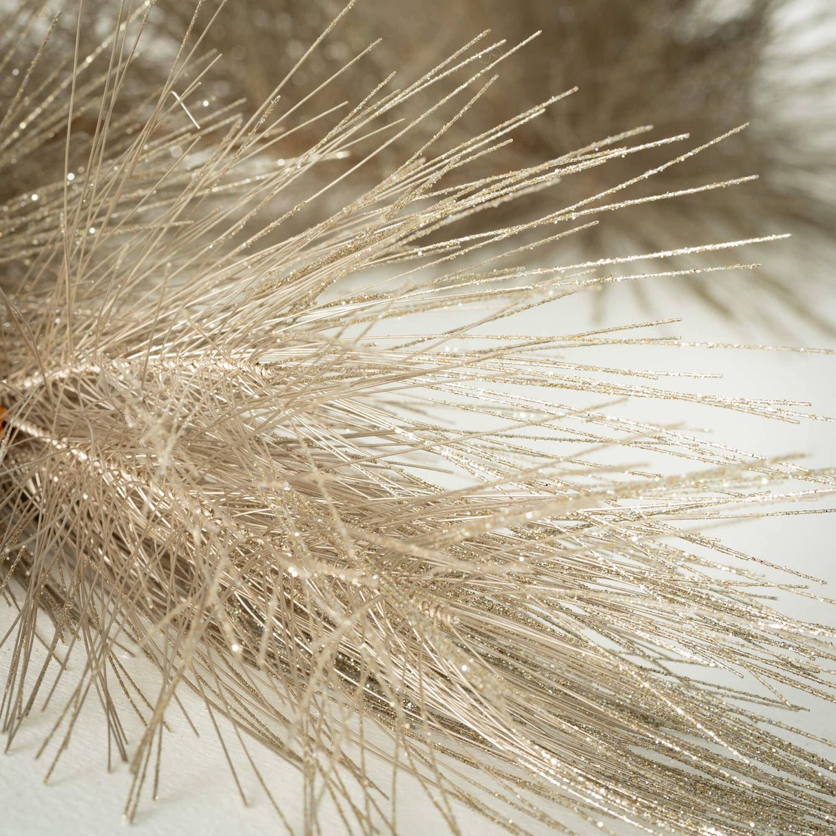 Metallic Pine Garland – 6′ Faux Garland in Gold or Champagne