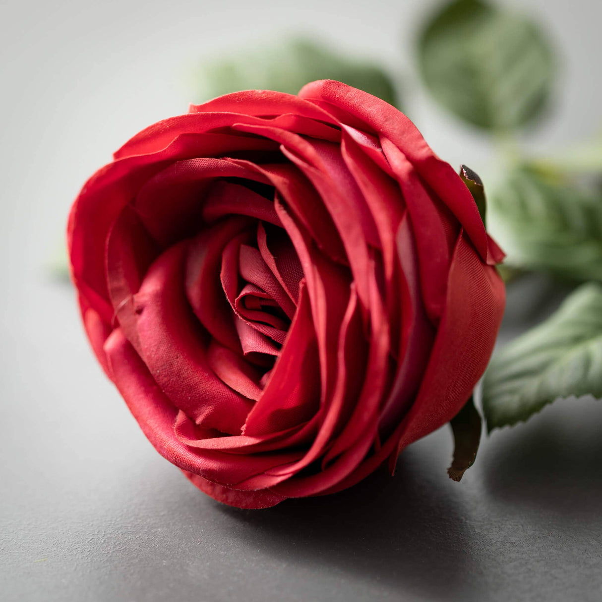 FreshCut® Burgundy Red Rose Spray – Real Touch Faux Floral Stem (23.5″)