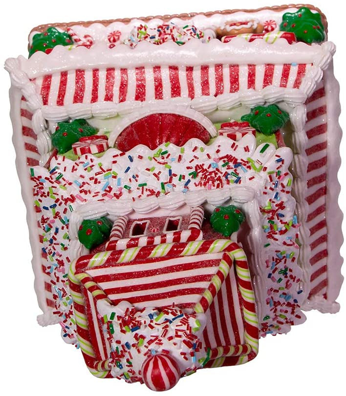 Lighted Three-Story Gingerbread House