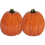 Pumpkin Stoneware Salt & Pepper Shaker Set – Fall Table Décor