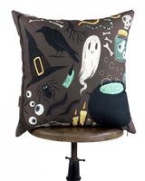 Witch’s Brew Halloween Throw Pillow Covers – Set of 2