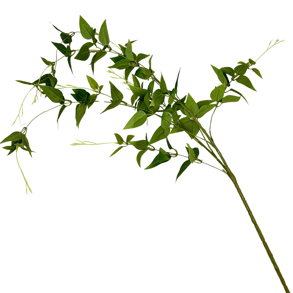 46″ Clematis Leaf Spray – Two-Toned Green Faux Stem for Spring & Summer Floral Arrangements