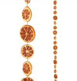 RAZ Orange Slice Garland – Faux Dried Citrus on Jute (5.5')