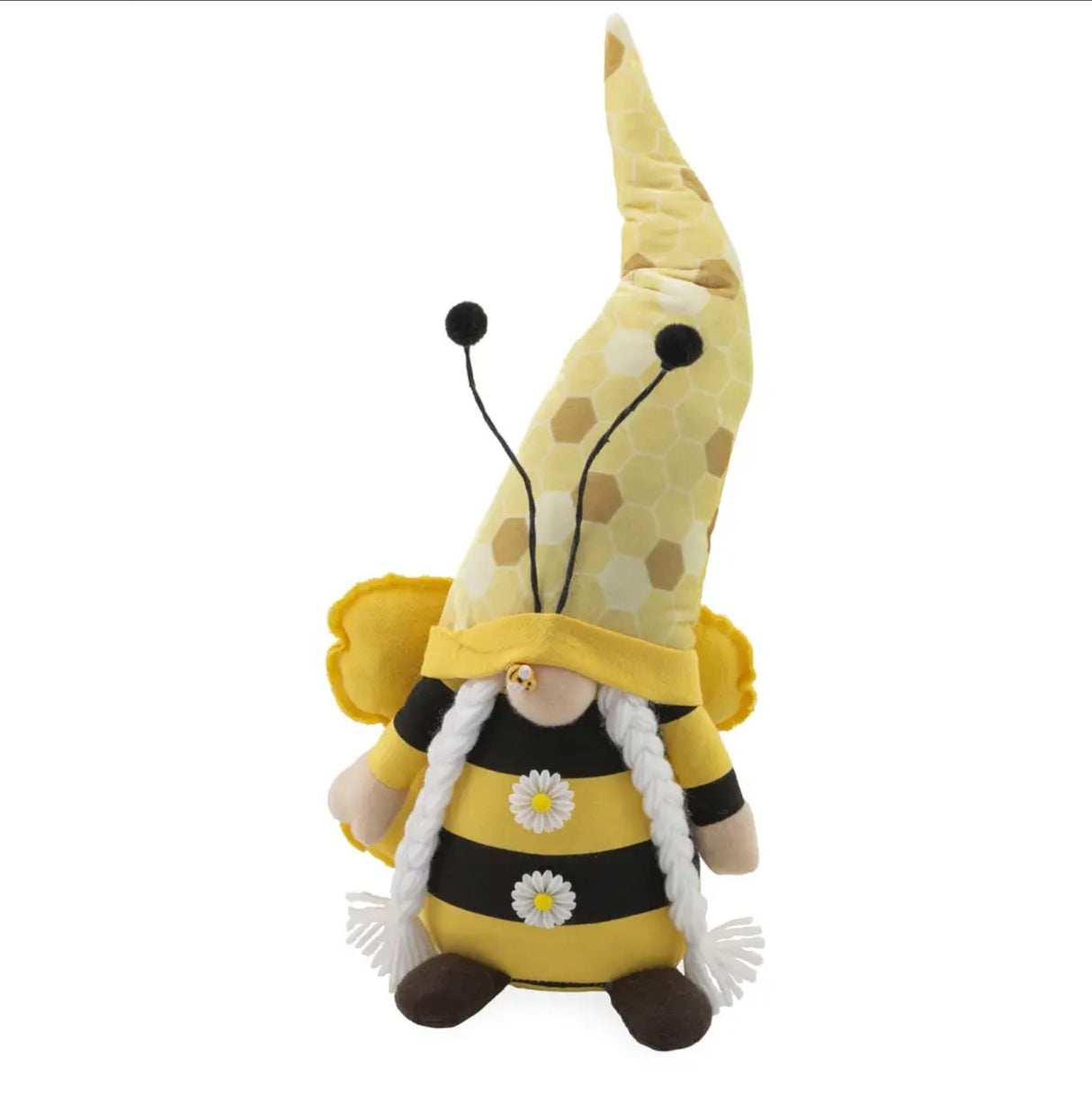 Buzzy Belinda Bee Gnome – 17" Plush Spring Figurine