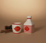 Ceramic Milk Jug and Cup Set