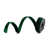 Velvet Crush Emerald Ribbon – 1" Wired Luxe Ribbon by Farrisilk