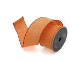 Candy Corn Tweed Ribbon – 2.5" Wired Fall Designer Ribbon by Farrisilk