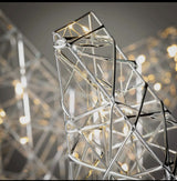 Lighted Metal Star Set of 2 – Gold or Silver | Indoor/Outdoor LED Holiday Accent