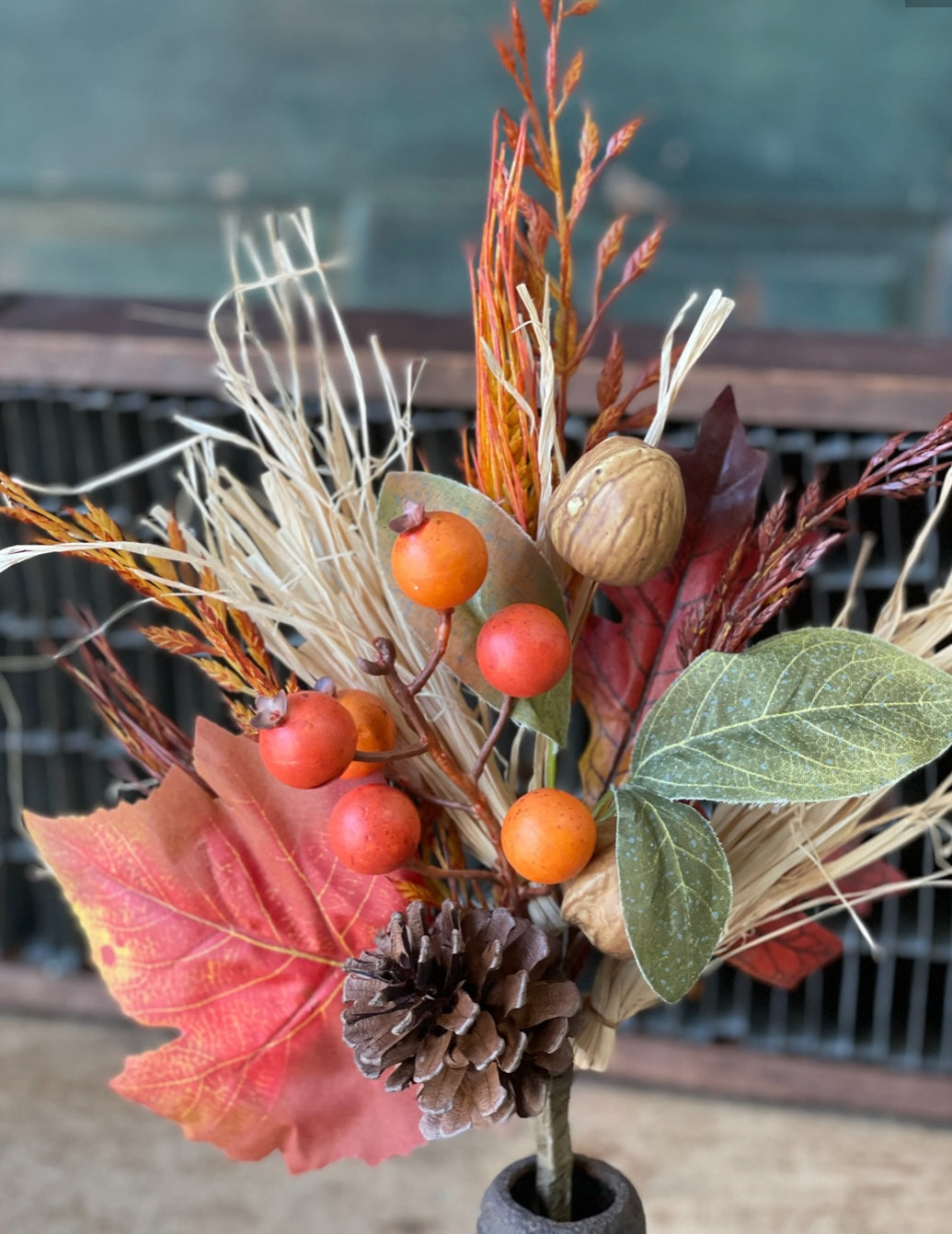 Autumn View Pick – 18" Harvest Accent Stem