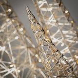 Lighted Cone Tree Set – Gold or Silver