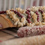 Old-Fashioned Popcorn & Cranberry Garland – Heritage Holiday Mantel Decor