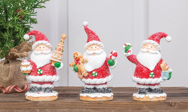 Gingerbread Santa Figures