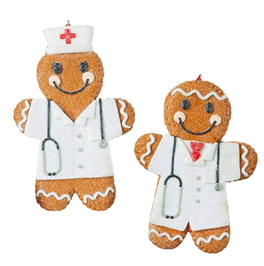 Doctor/Nurse Gingerbread Cookie Ornaments