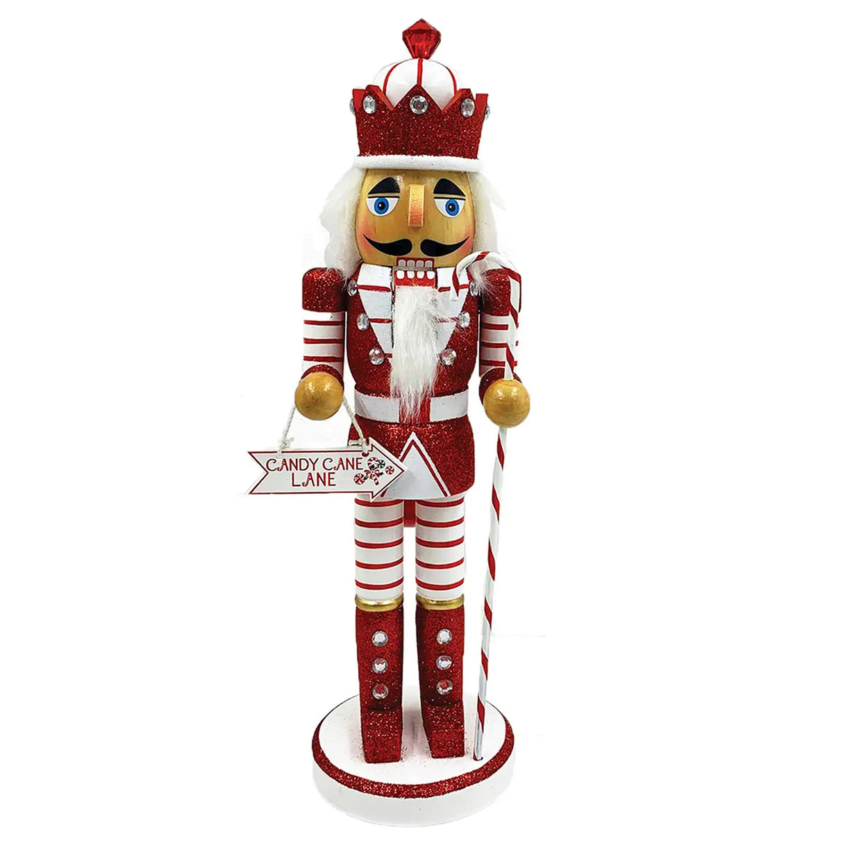 Candy Cane King Nutcracker - H00269