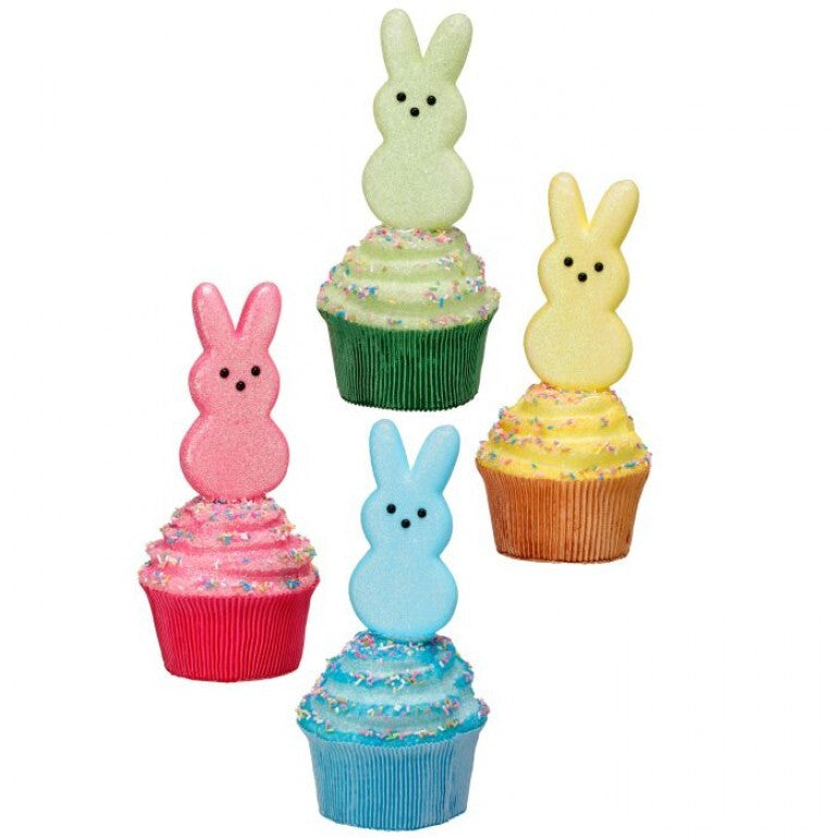 Easter Bunny Delight Cupcake – 8.5" Spring Figurine