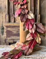Magnolia Leaf Garland – 6′ Faux Greenery Swag