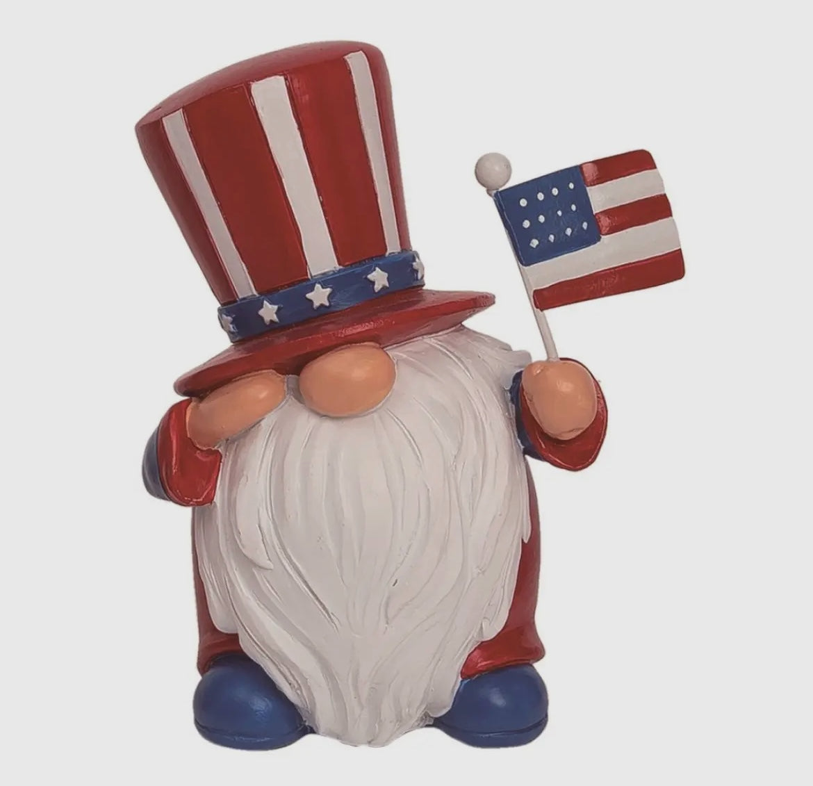 Patriotic Resin Gnome – Major Merriweather