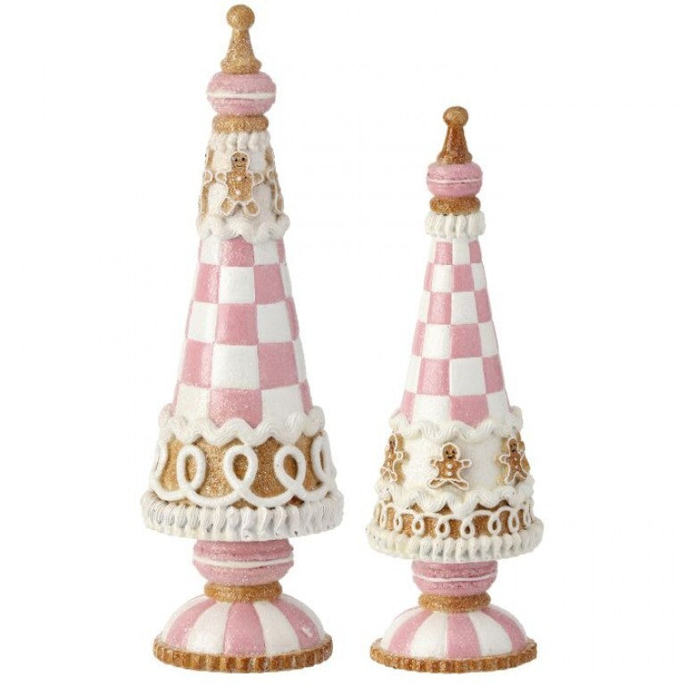 Sweets Gingerbread Trees Set of 2