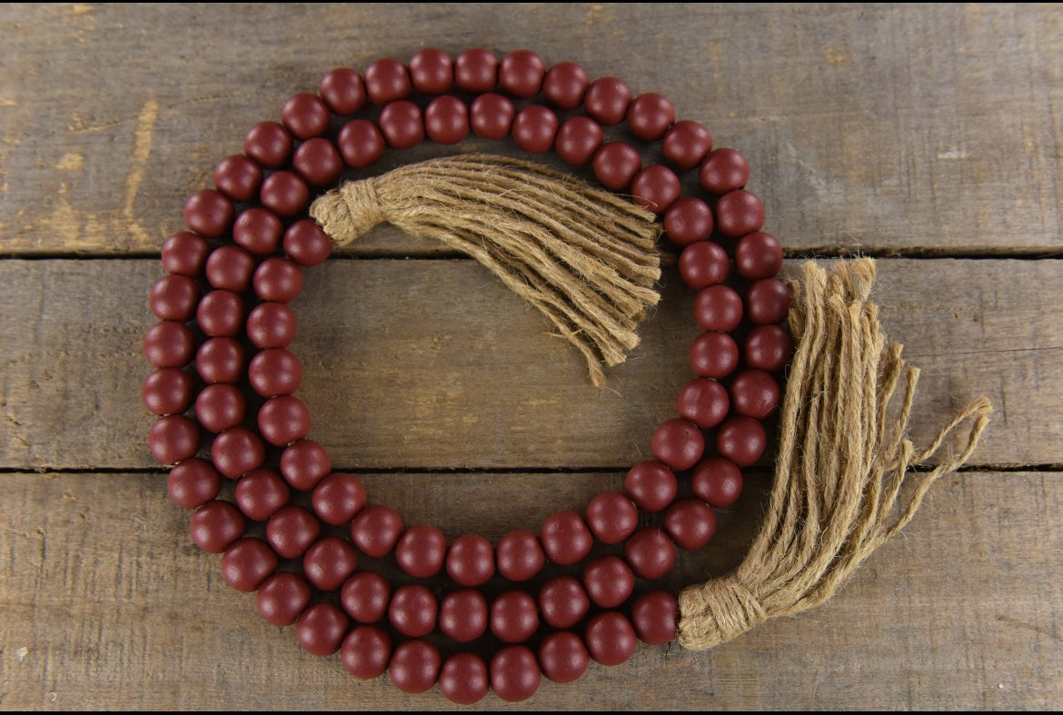 Cranberry Lane Beaded Garland – 59"