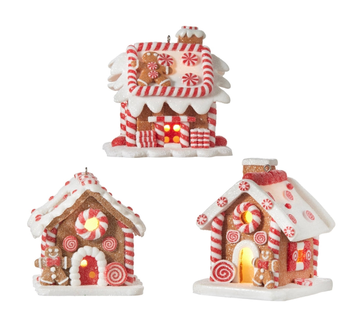 Lighted Gingerbread House – Gingerbread Man Left, Right, or Roof (3.25")