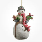 5″ Holiday Snowman Ornament