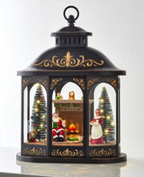 17.25″ Lighted Resting Santa Lantern