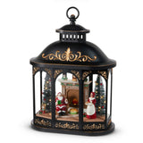 17.25″ Lighted Resting Santa Lantern