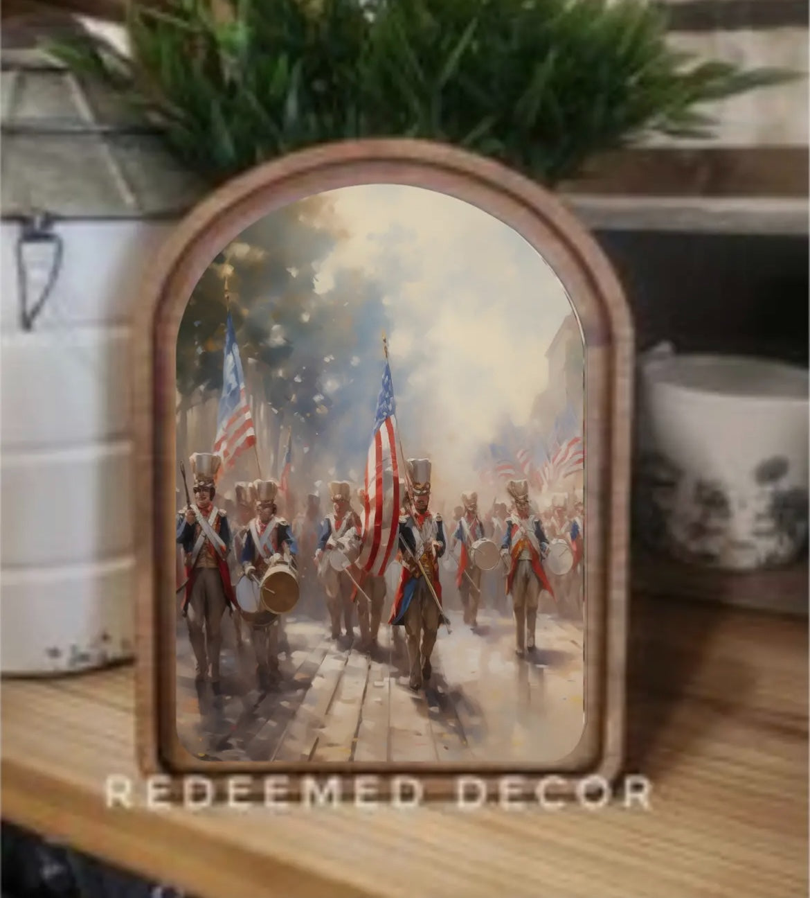 A Dream of Liberty: Historic Parade Canvas Decor  -G00288