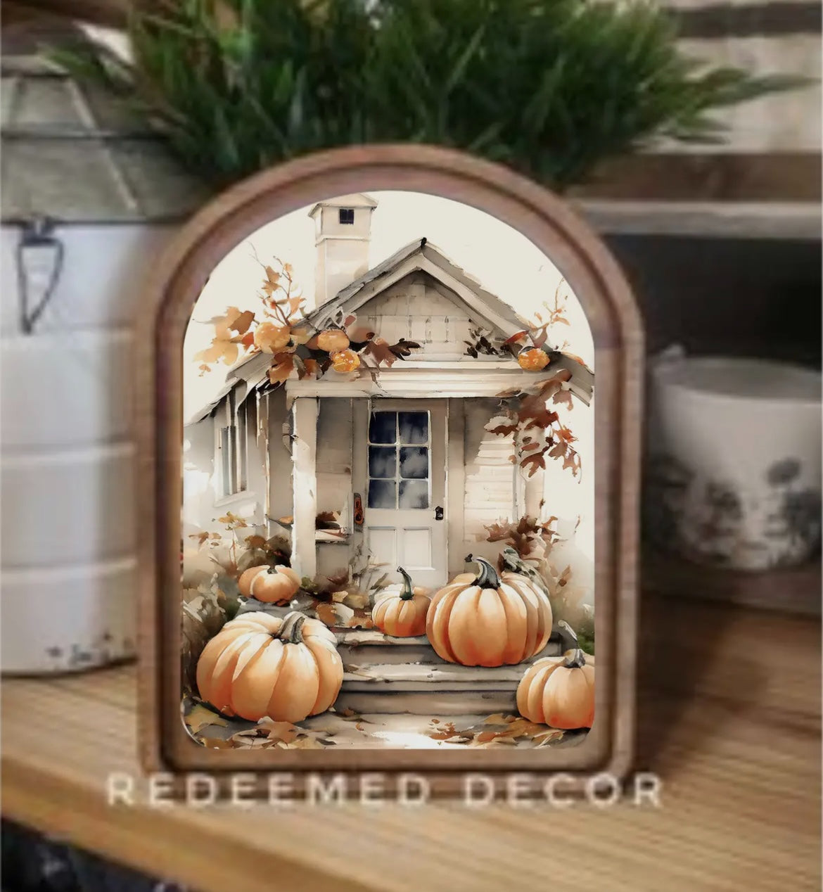 Harvest Glow: A Dreamy Fall Cottage Scene