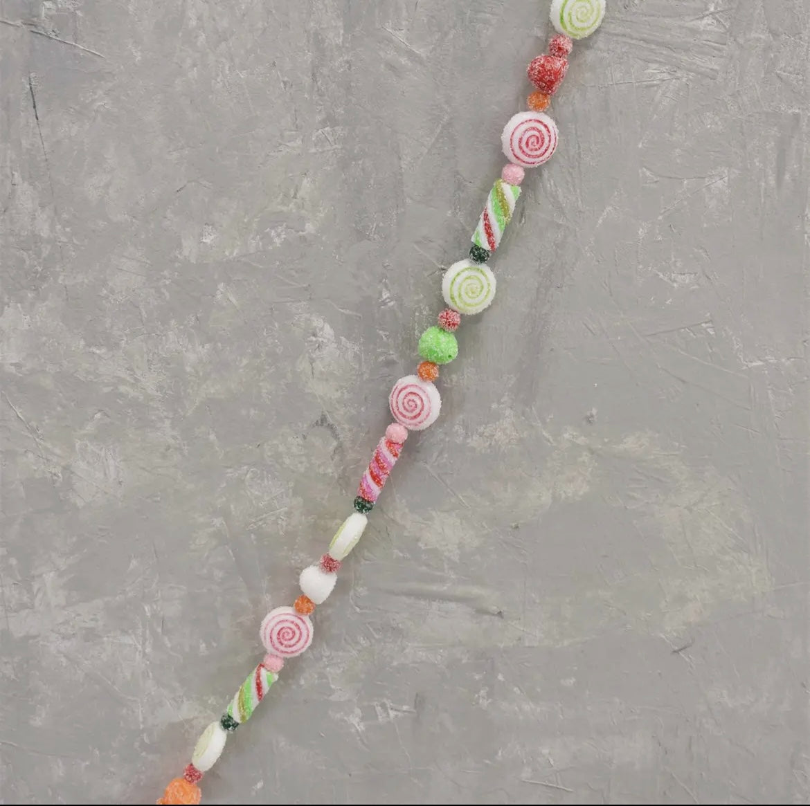 Frosted Mixed Candy Garland