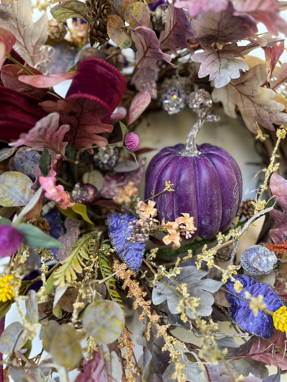 Elegant Fall in the Fairy Garden Wreath