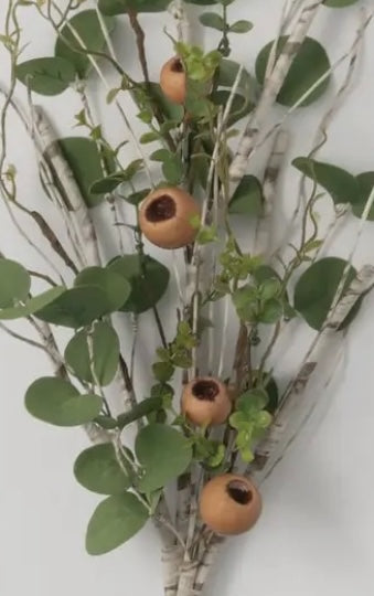 Birch Eucalyptus Pod Greenery Spray
