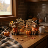 Harvest Highland Cow – Signpost Fall Figurine