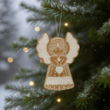 4" Gingerbread Lace Ornaments – Snowman or Angel