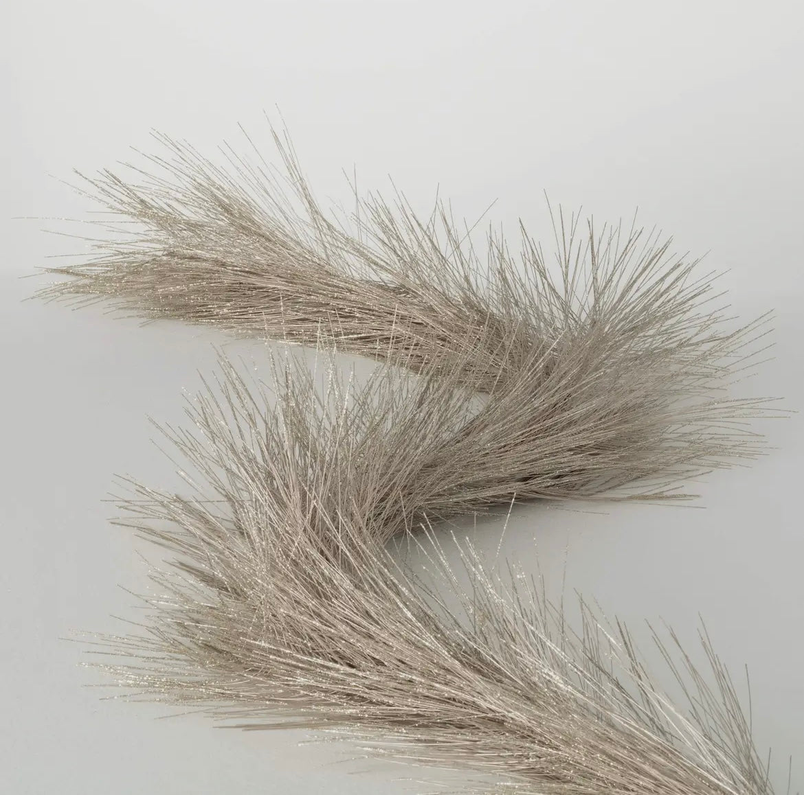 Metallic Pine Garland – 6′ Faux Garland in Gold or Champagne