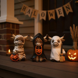 Trick-or-Treating Highland Cow – Halloween Décor - Inspired Homes by Cricket