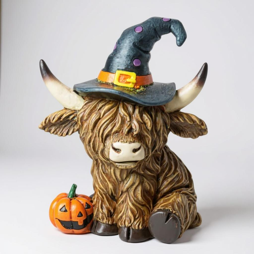 Professor Pindle & Spell Keeper Sage Highland Cow Pair