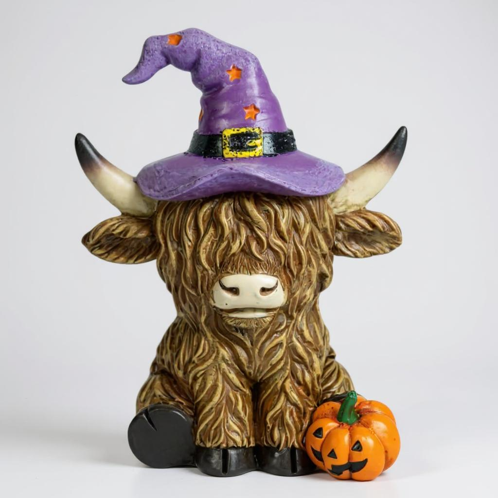 Professor Pindle & Spell Keeper Sage Highland Cow Pair