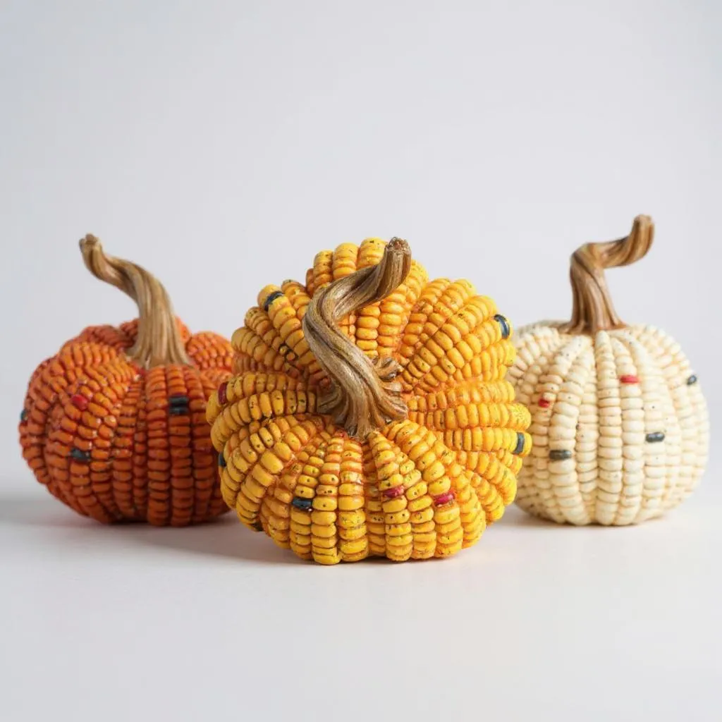 Small Maize Harvest Pumpkin – Set of 3