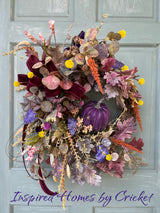Elegant Fall in the Fairy Garden Wreath