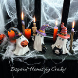 Trick-or-Treat Ghost – Resin Halloween Figurine Accent
