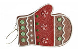 “Sugarplum Stitchery” – Gingerbread Mitten or Stocking Ornament