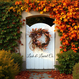 Rustling Pines & Ribboned Leaves Wreath